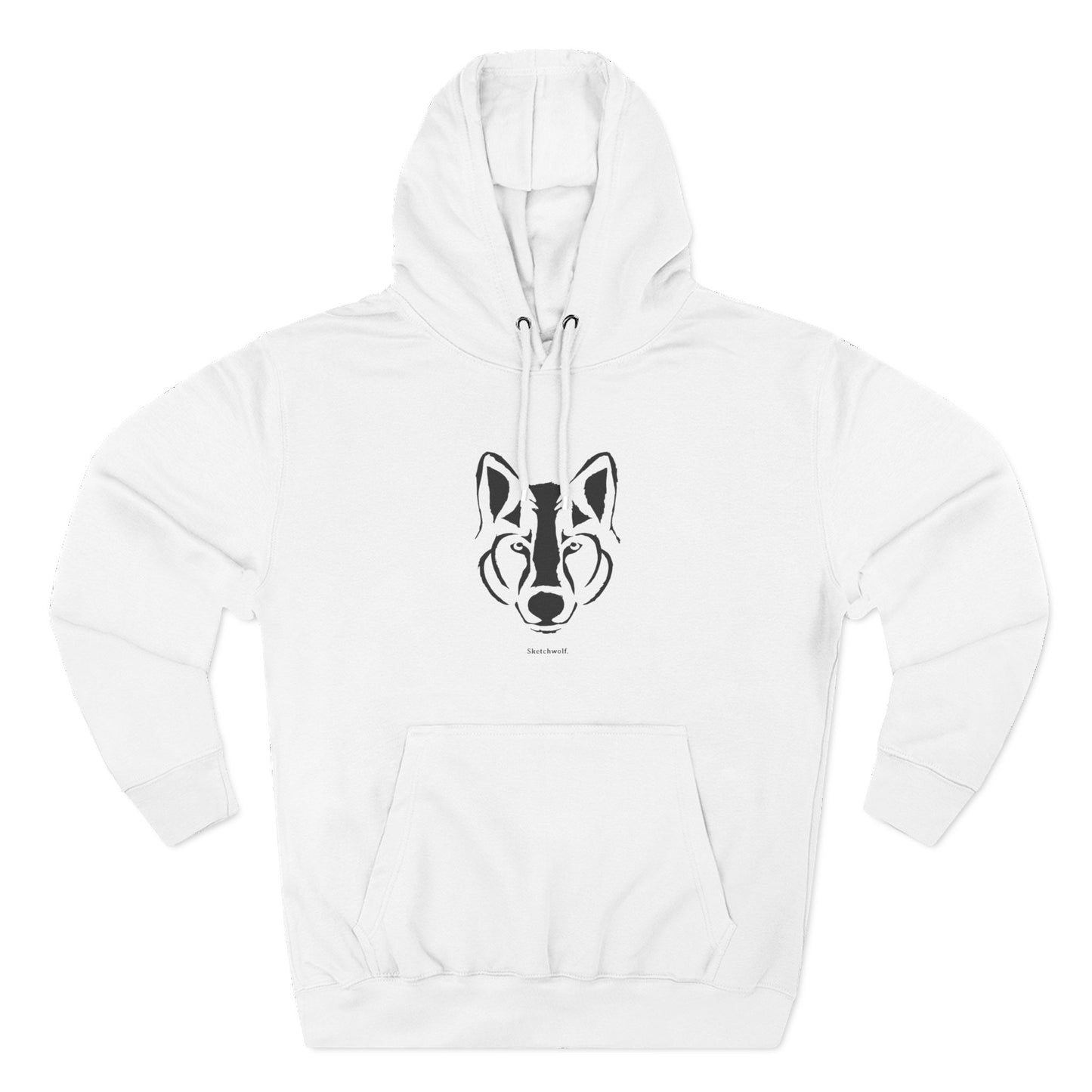 Three-Panel Fleece Hoodie