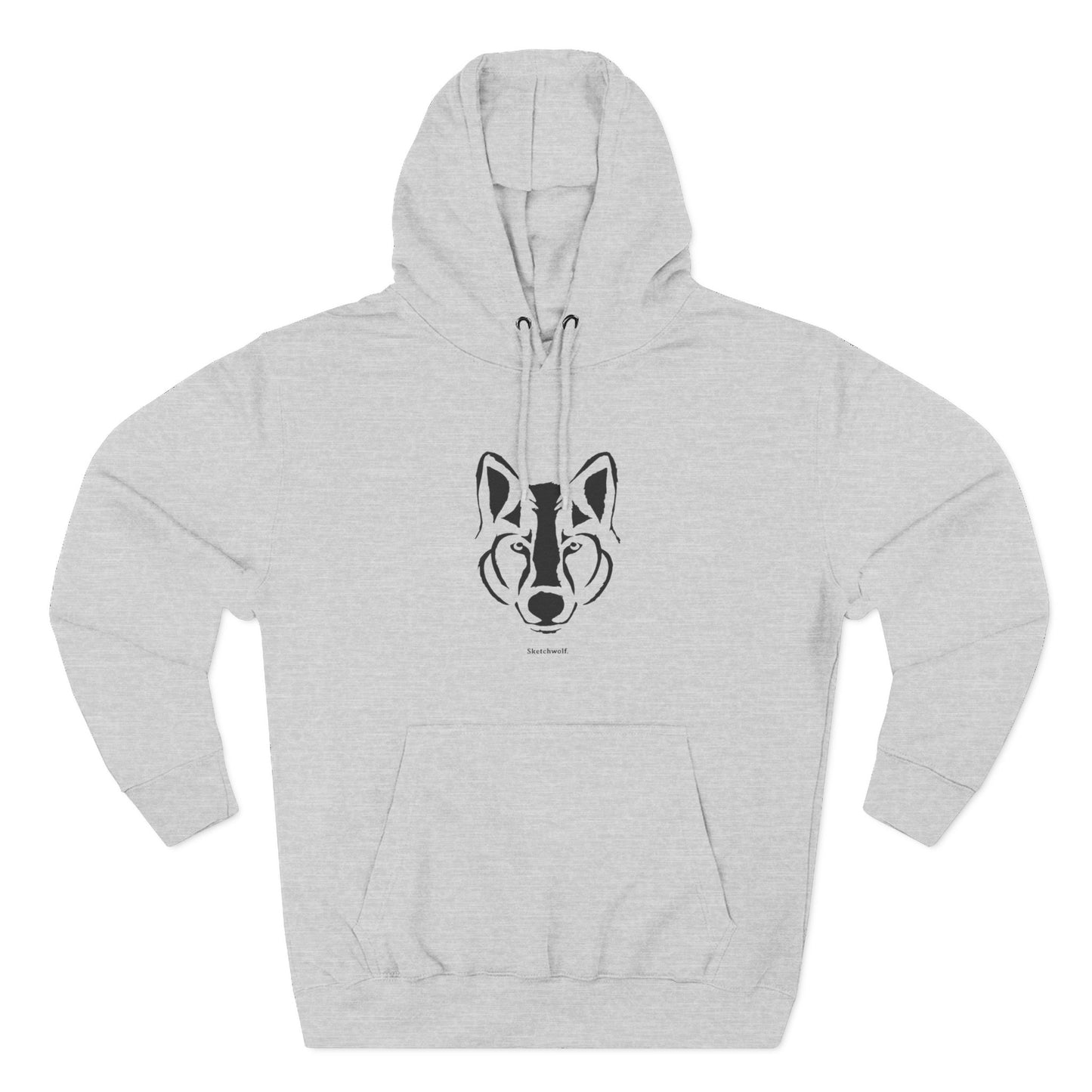 Three-Panel Fleece Hoodie