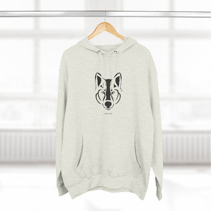 Three-Panel Fleece Hoodie