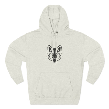 Three-Panel Fleece Hoodie