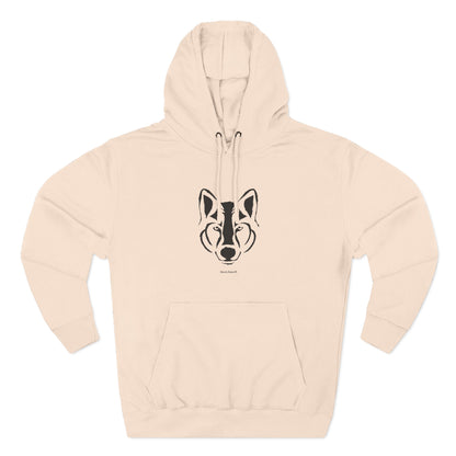 Three-Panel Fleece Hoodie