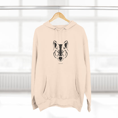 Three-Panel Fleece Hoodie